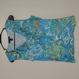 Ralph Lauren fun ruffle tank top medium